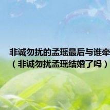非诚勿扰的孟瑶最后与谁牵手成功(非诚勿扰孟瑶结婚了吗)