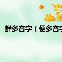 鲜多音字（便多音字）