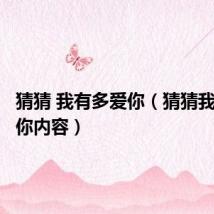 猜猜 我有多爱你(猜猜我有多爱你内容)