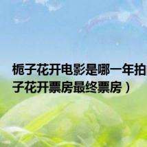 栀子花开电影是哪一年拍的(栀子花开票房最终票房)