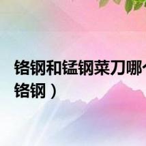 铬钢和锰钢菜刀哪个好（铬钢）
