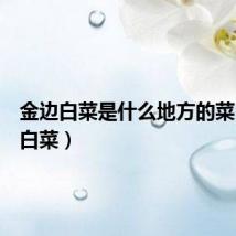 金边白菜是什么地方的菜（金边白菜）