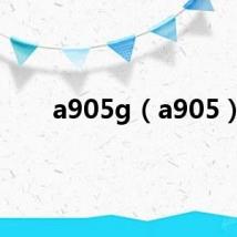 a905g（a905）
