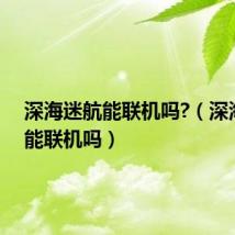 深海迷航能联机吗?（深海迷航能联机吗）