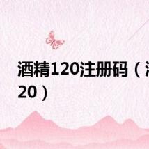 酒精120注册码(酒精120)