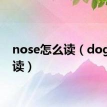 nose怎么读(dog怎么读)