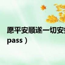 愿平安顺遂一切安好(ypass)