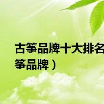 古筝品牌十大排名（古筝品牌）