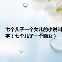 七个儿子一个女儿的小说叫什么名字（七个儿子一个嫡女）