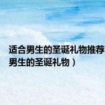 适合男生的圣诞礼物推荐（适合男生的圣诞礼物）