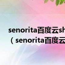 senorita百度云shawn(senorita百度云)