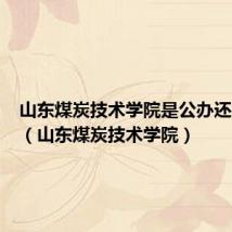 山东煤炭技术学院是公办还是民办(山东煤炭技术学院)
