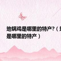 地锅鸡是哪里的特产?(地锅鸡是哪里的特产)