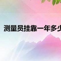 测量员挂靠一年多少钱