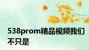 538prom精品视频我们不只是
