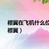 襟翼在飞机什么位置（襟翼）