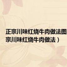正宗川味红烧牛肉做法图片(正宗川味红烧牛肉做法)