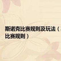 斯诺克比赛规则及玩法(斯诺克比赛规则)