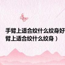 手臂上适合纹什么纹身好看(手臂上适合纹什么纹身)