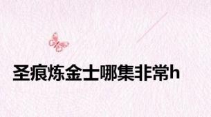 圣痕炼金士哪集非常h