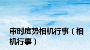 审时度势相机行事（相机行事）