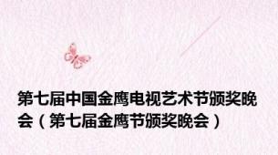 第七届中国金鹰电视艺术节颁奖晚会（第七届金鹰节颁奖晚会）