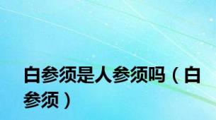 白参须是人参须吗（白参须）