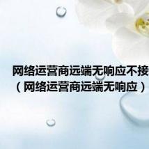 网络运营商远端无响应不接路由器（网络运营商远端无响应）