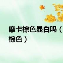 摩卡棕色显白吗（摩卡棕色）