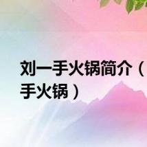 刘一手火锅简介（刘一手火锅）