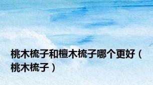 桃木梳子和檀木梳子哪个更好（桃木梳子）