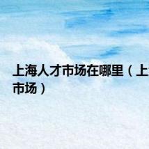 上海人才市场在哪里(上海人才市场)