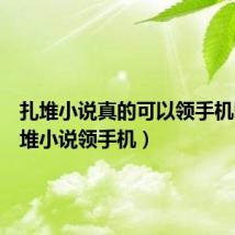 扎堆小说真的可以领手机吗（扎堆小说领手机）