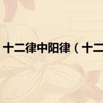 十二律中阳律（十二律）