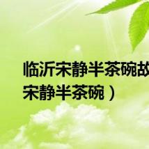 临沂宋静半茶碗故事（宋静半茶碗）