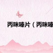 丙咪嗪片（丙咪嗪）