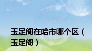 玉足阁在哈市哪个区（玉足阁）