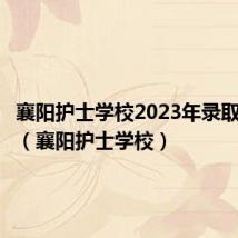 襄阳护士学校2023年录取分数线（襄阳护士学校）