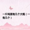 一斤鸡蛋有几个大概（一斤鸡蛋有几个）