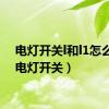 电灯开关l和l1怎么接（电灯开关）