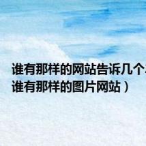 谁有那样的网站告诉几个2022(谁有那样的图片网站)