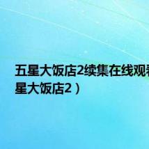五星大饭店2续集在线观看(五星大饭店2)