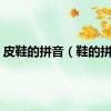 皮鞋的拼音（鞋的拼音）