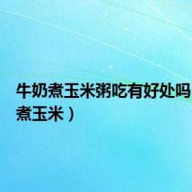 牛奶煮玉米粥吃有好处吗（牛奶煮玉米）