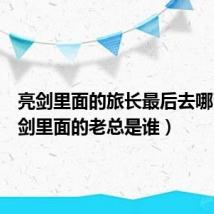 亮剑里面的旅长最后去哪了（亮剑里面的老总是谁）