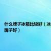 什么牌子冰箱比较好（冰箱那个牌子好）