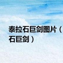 泰拉石巨剑图片（泰拉石巨剑）
