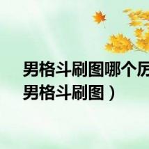 男格斗刷图哪个厉害（男格斗刷图）