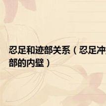 忍足和迹部关系（忍足冲撞了迹部的内壁）