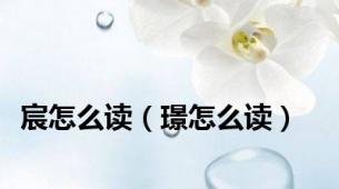 宸怎么读（璟怎么读）